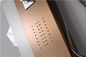 로즈 금 샤워 란 패널은 유리제 선반설치를 가진 1500*220*70mm 크기를 방수 처리합니다 협력 업체